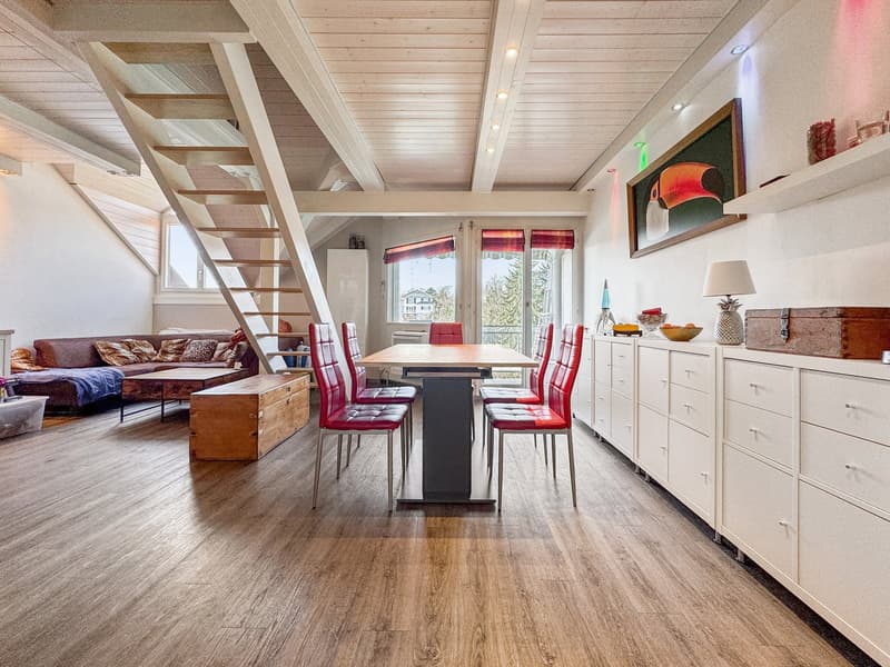 En Exclusivité. Superbe attique en duplex dans une résidence calme (7)