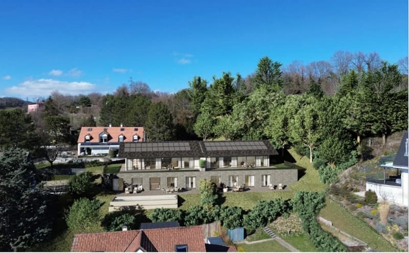 Magnificent new semi-detached villa of 6.5 rooms in Chexbres with lake view. (9)