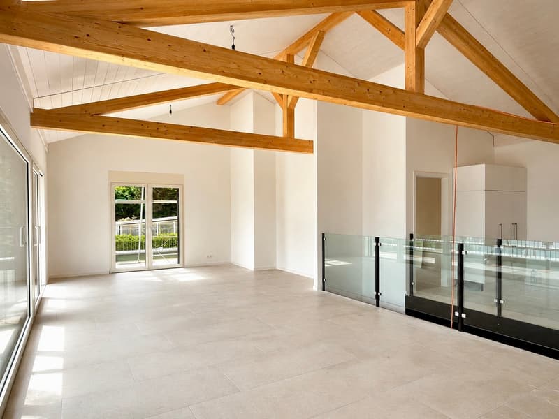 Magnificent new semi-detached villa of 6.5 rooms in Chexbres with lake view. (4)