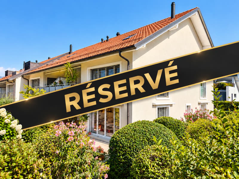 Réservé: Un appartement rare au cœur de Founex (1)