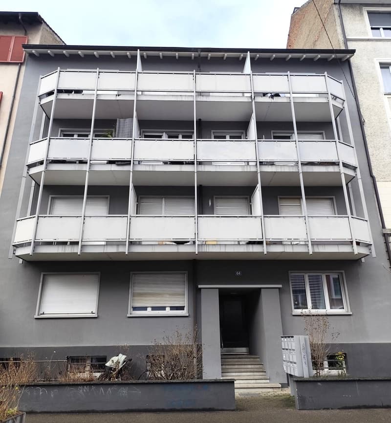 Charmant appartement 2 pièces avec deux balcons à Bâle (8)