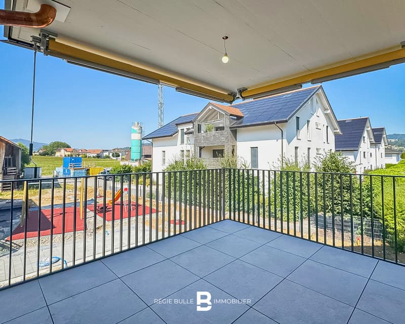 Echarlens - Magnifique appartement de 3.5 pièces neuf à louer (4)