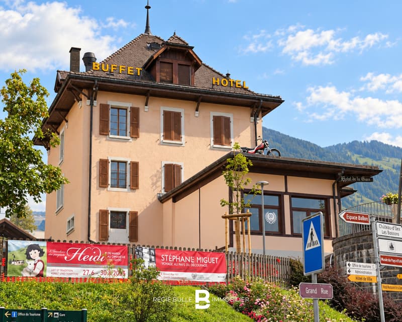 Magnifique restaurant au coeur de Château-d'OEx - Buffet de la Gare (1)