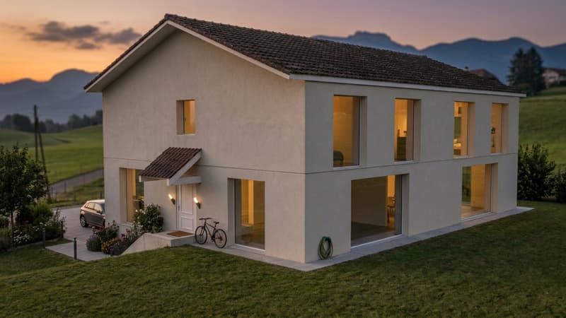 EPAGNY | Magnifique projet de 2 villas jumelées vendues sur plan (13)