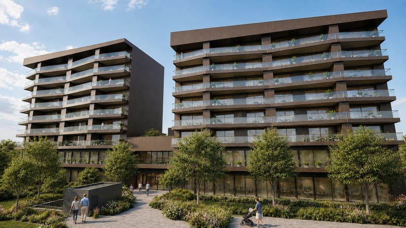 BÂTIMENT INTERGÉNÉRATIONEL - 1.5 pièces - Ecoquartier des Echervettes (2)