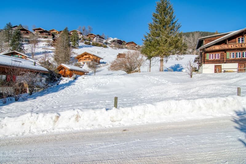 Exklusives Bauland an bester Sonnenhanglage in Grindelwald - Wohnen mit Panoramablick, ideal für ein Ein- oder Zweifamilienhaus (1)