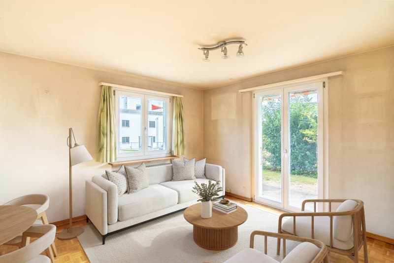 Attraktive 5.5-Zimmer- Doppelhaushälfte als Ein- oder Zweifamilienhaus nutzbar (2)
