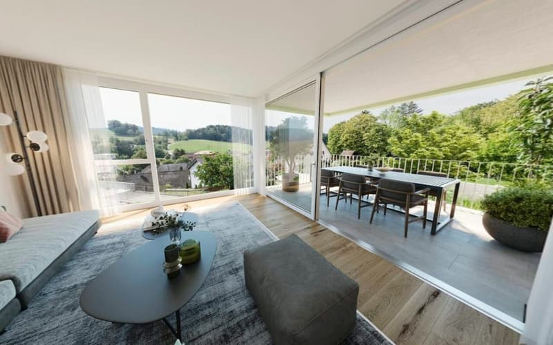 Elsau Casa Weitblick - Garten Eckhaus rechts (4)