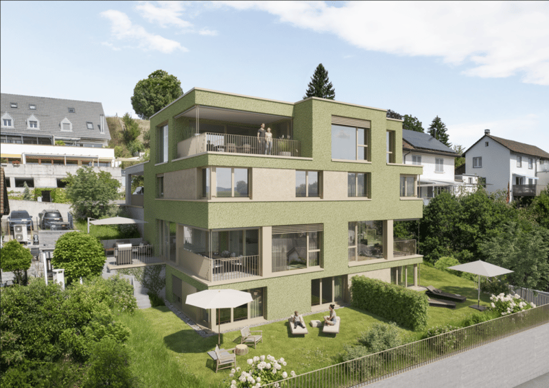 Elsau Casa Weitblick - Garten Eckhaus rechts (1)