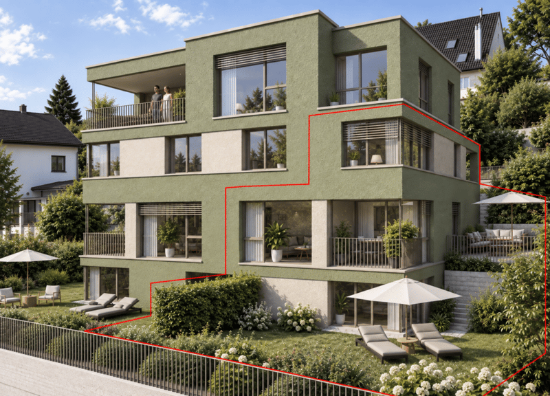 Aussen Eckhaus Rechts
