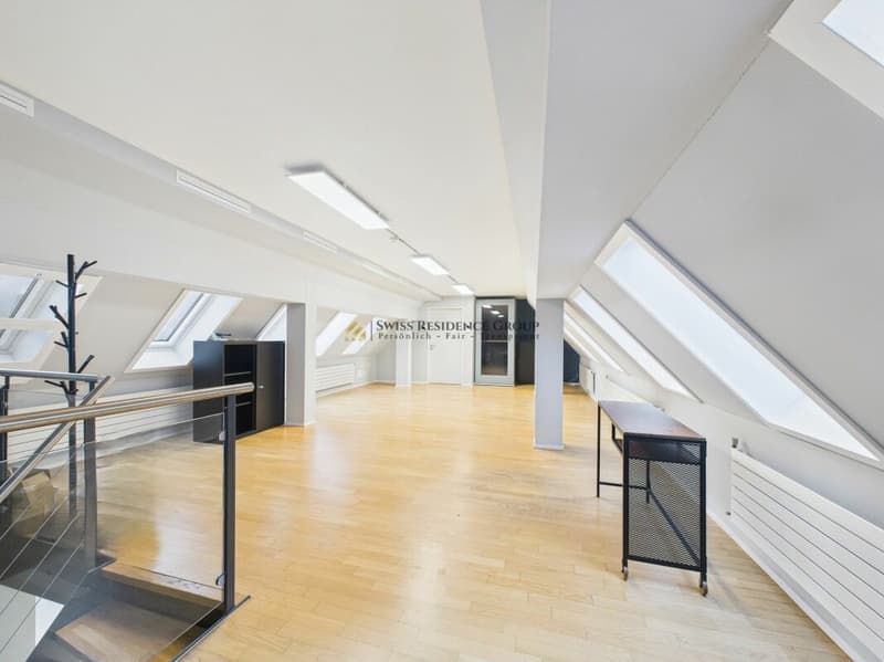 Zentrales Office über zwei Etagen - modern ausgestattet mit Blick über die Dächer der Stadt (1)