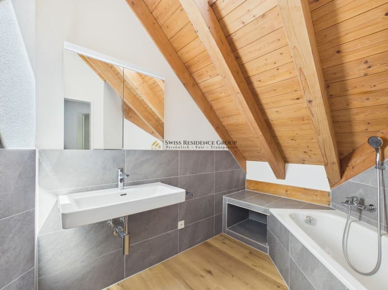 Paradis résidentiel lumineux avec quatre balcons et une cheminée (8)