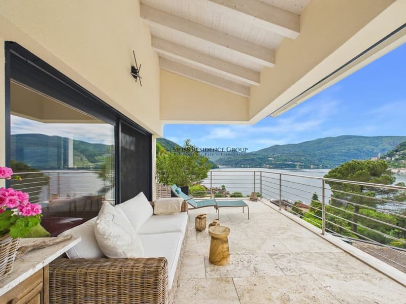 Prestigöse moderne Villa mit privatem Spa und Seeblick in Brusino Arsizio (1)
