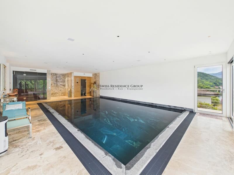 Prestigöse moderne Villa mit privatem Spa und Seeblick in Brusino Arsizio (9)