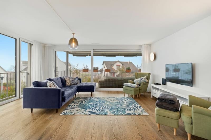 Modern property with views of the lake and mountains (2)