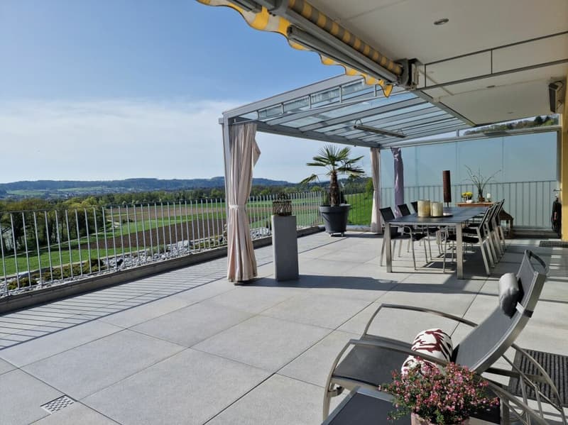 Casa a terrazza con molta privacy e vista sulla Reuss e le montagne (1)