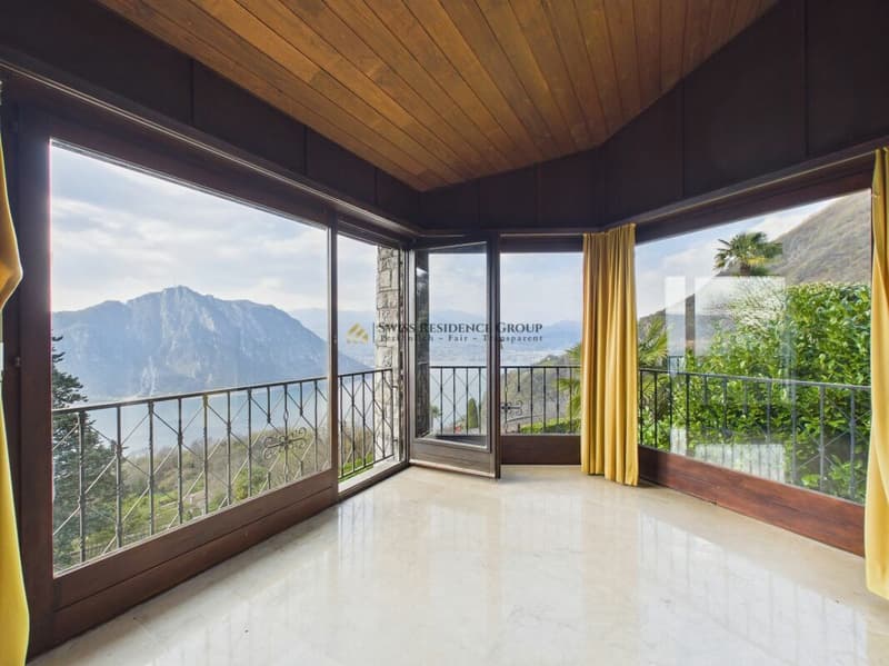 Living in the green with a beautiful dream view in Arogno (3)