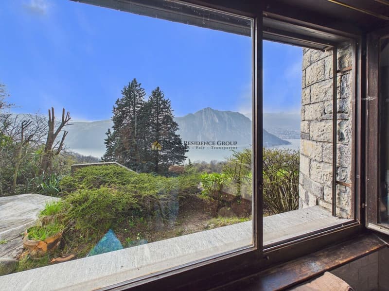 Living in the green with a beautiful dream view in Arogno (4)