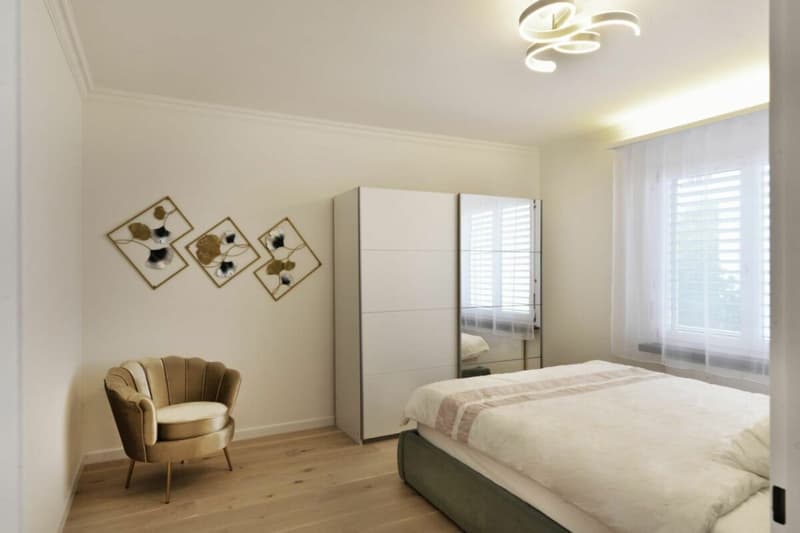 At the best location, furnished and including outdoor parking (limited until the end of August) (8)