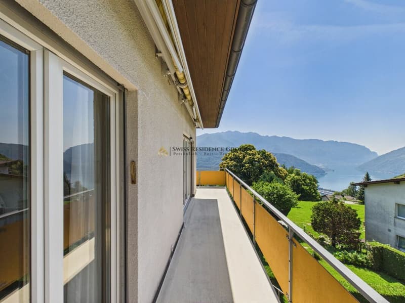 Appartement d'attique élégant avec une vue imprenable sur le lac de Lugano (1)