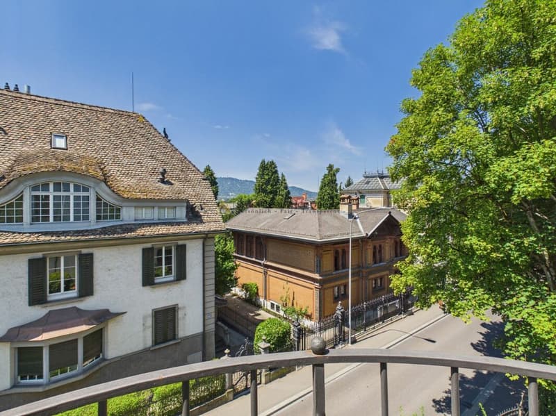 Altbau-Charme trifft auf modernen Luxus - Einzigartige 4.5-Zimmer-Wohnung mit Garten & Cheminée in 8008 Zürich (17)