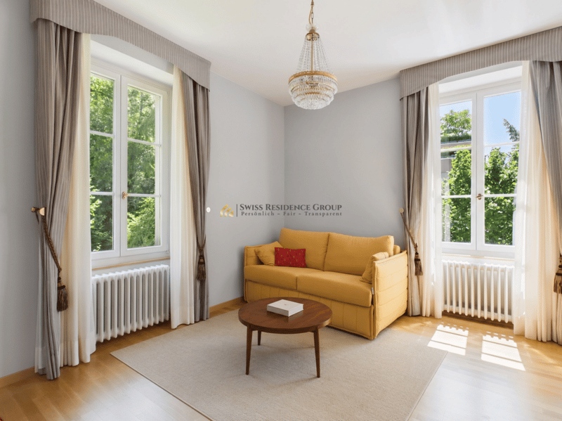 Altbau-Charme trifft auf modernen Luxus - Einzigartige 4.5-Zimmer-Wohnung mit Garten & Cheminée in 8008 Zürich (9)