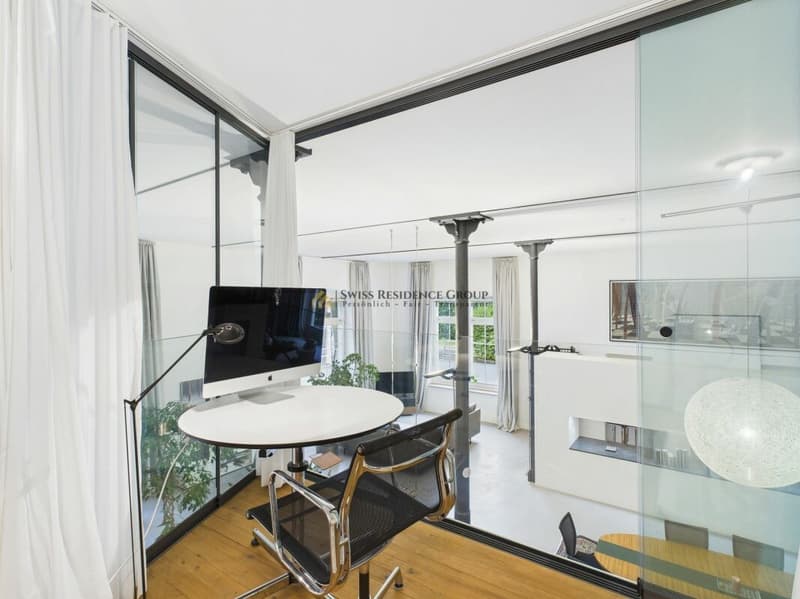 Aussergewöhnliches Designloft mit historischem Charme und privatem Garten (19)