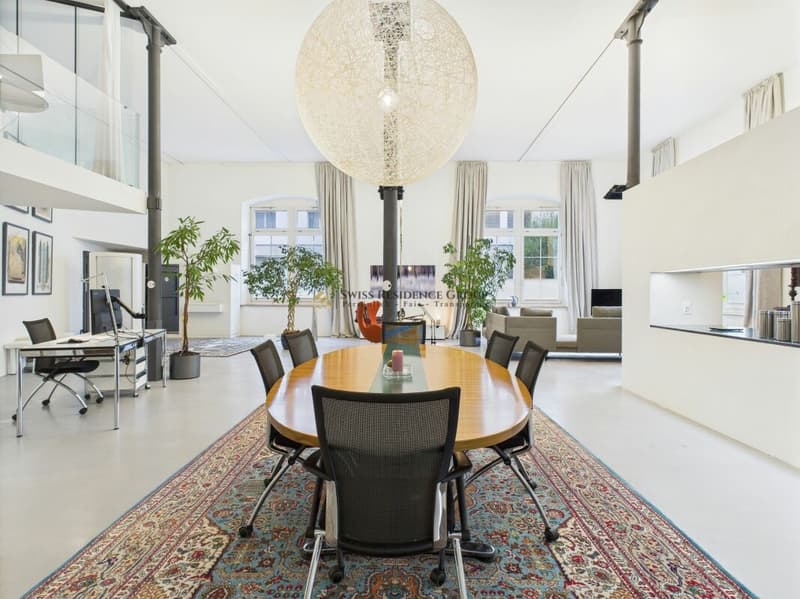 Aussergewöhnliches Designloft mit historischem Charme und privatem Garten (2)
