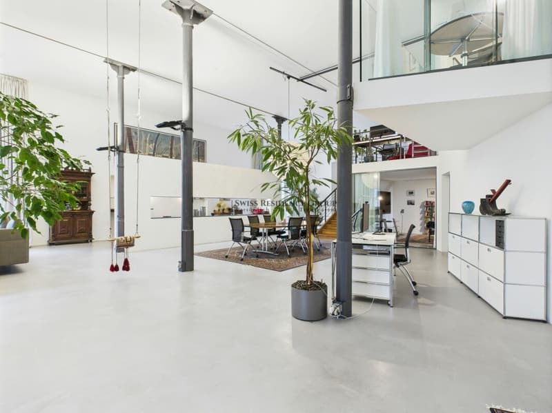 Aussergewöhnliches Designloft mit historischem Charme und privatem Garten (10)