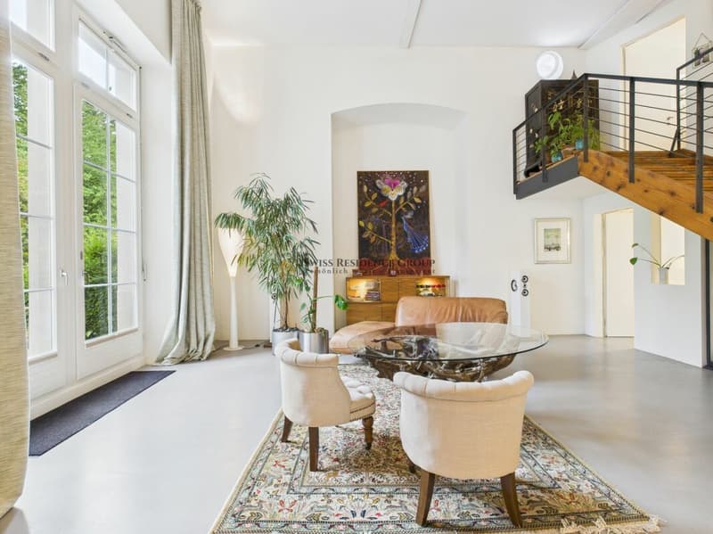 Aussergewöhnliches Designloft mit historischem Charme und privatem Garten (26)