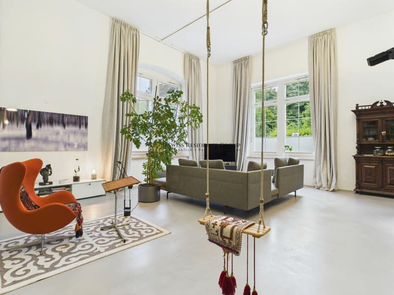 Aussergewöhnliches Designloft mit historischem Charme und privatem Garten (12)