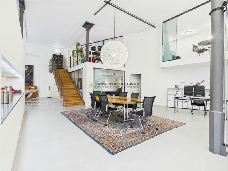 Aussergewöhnliches Designloft mit historischem Charme und privatem Garten (1)