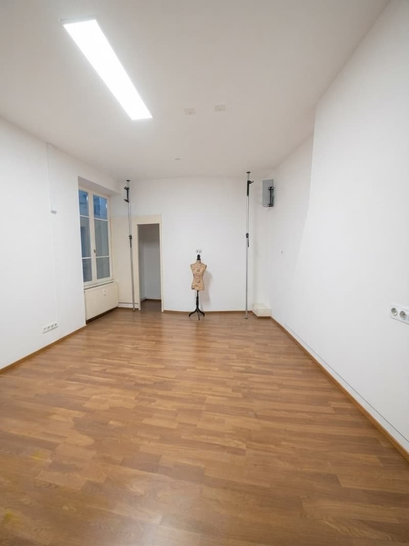 Raum hinten