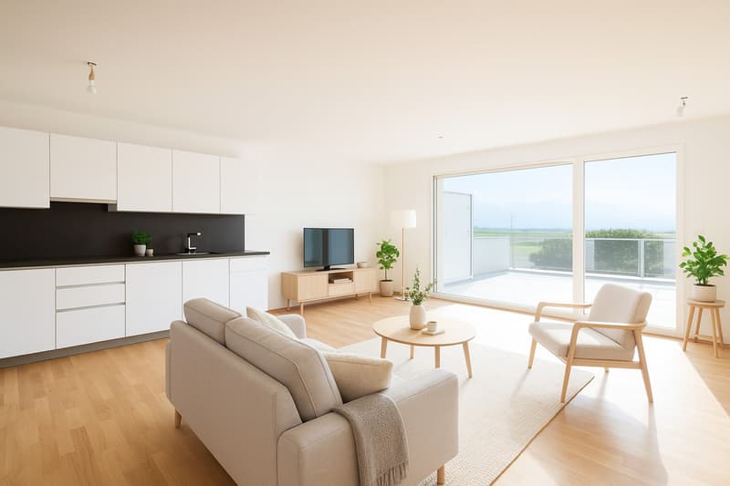 OLLON - 3.5-ROOM APARTMENT WITH BALCONY FOR RENTAL INCOME (1)