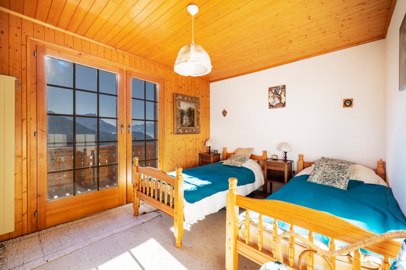 Charming chalet-style apartment with fireplace in the village center! (10)