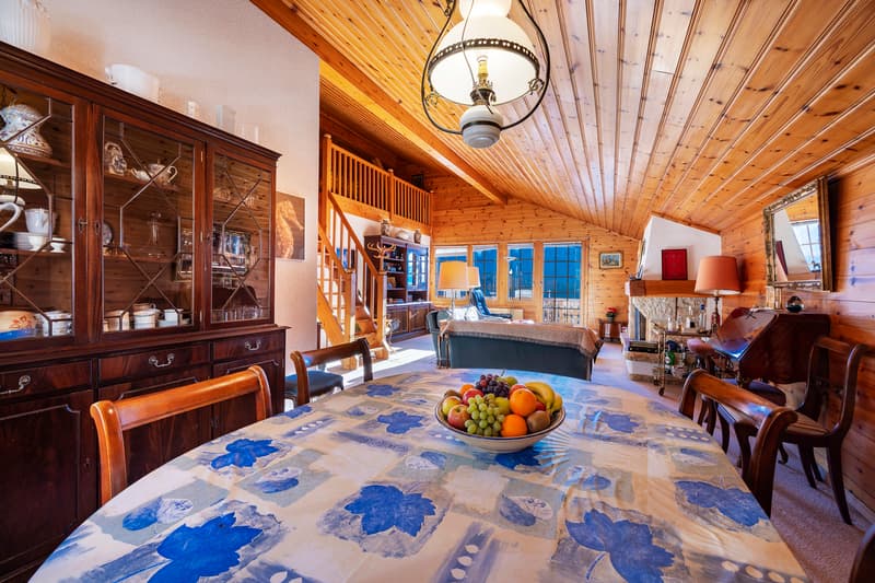 Charming chalet-style apartment with fireplace in the village center! (3)