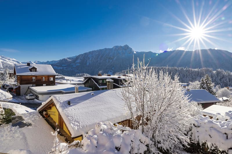 Charming chalet-style apartment with fireplace in the village center! (5)