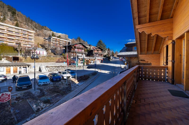 Charming chalet-style apartment with fireplace in the village center! (12)