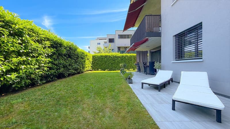Familienwohnung 4.5 Zimmer mit privatem Garten und zwei Terrassen (12)