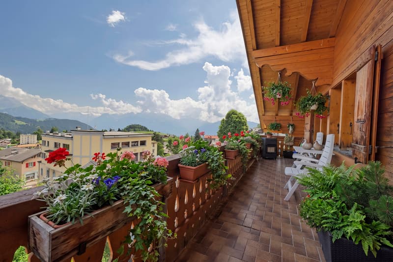 Charming chalet-style apartment with fireplace in the village center! (1)
