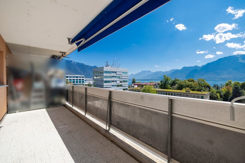 Charmant studio avec balcon et vue lac sans vis-à-vis (4)