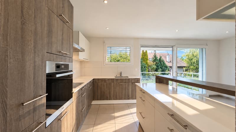 APPARTEMENT FAMILIAL AU DERNIER ETAGE AVEC VUE SUR LES PREALPES (4)