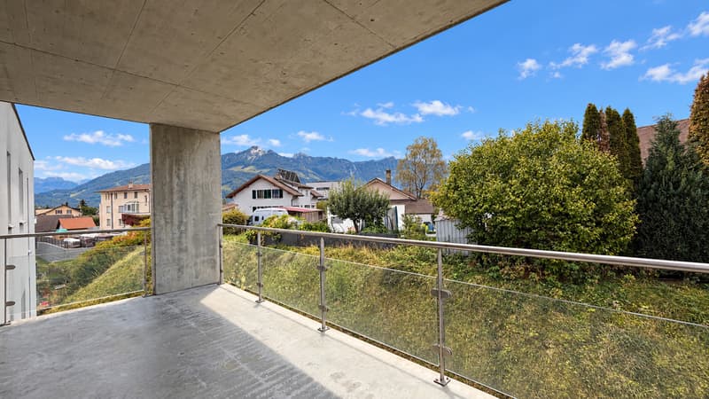 APPARTEMENT FAMILIAL AU DERNIER ETAGE AVEC VUE SUR LES PREALPES (1)