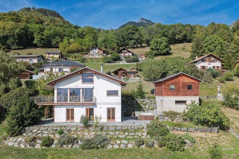 Villa individuelle avec vue panoramique sur les Dents du Midi (2)