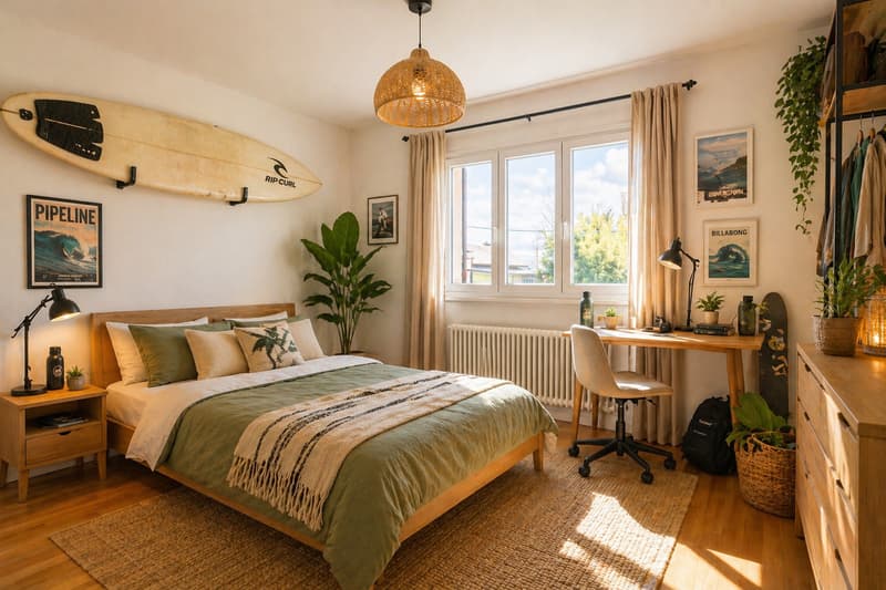 Proposition d'aménagement de la chambre n° 1 - Appartement 1er étage (deviendrait chambre n° 3)