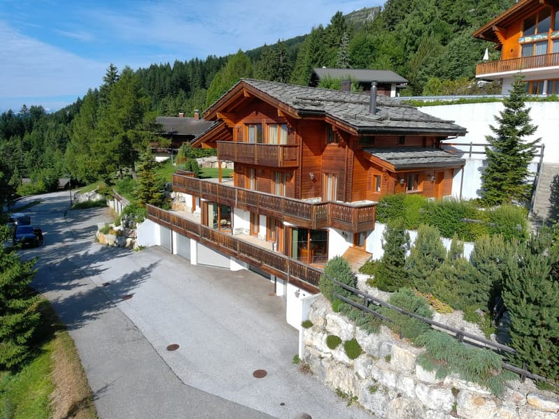 MAGNIFIQUE CHALET 10 PIECES A ANZERE - VUE IMPRENABLE & SOLEIL TOP (1)