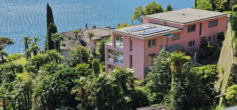 Exklusive Liegenschaft mit 8 Einheiten und atemberaubendem Blick auf den Lago Maggiore - Brissago (1)