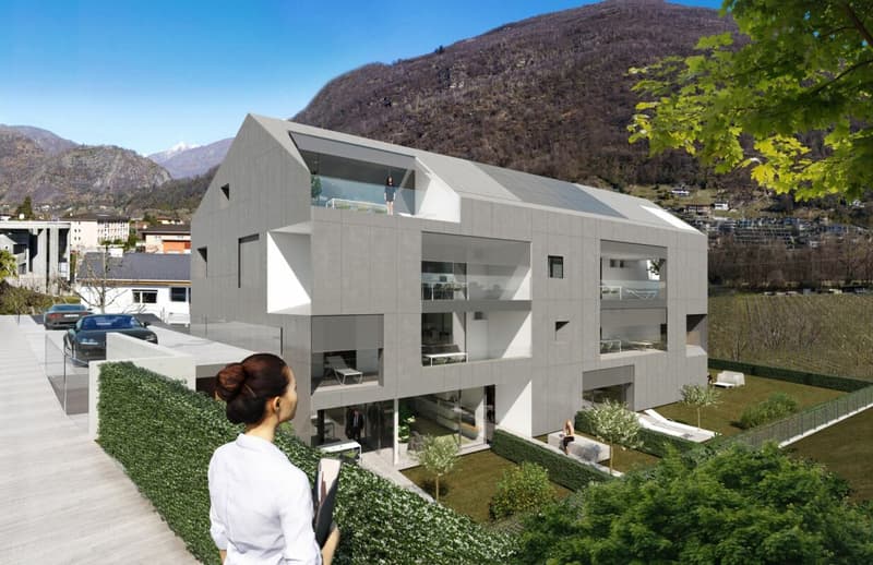 Elegante 3.5-Zimmer-Wohnung in exklusivem Projekt - nur 8 Einheiten in Losone (2)