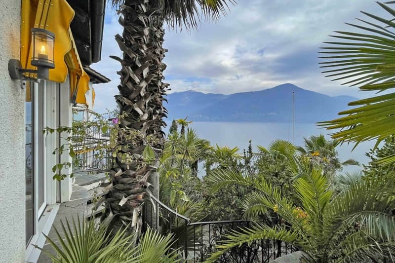 Mediterrane Villa mit Infinity-Pool und Panoramaseeblick auf den Lago Maggiore - Brissago (21)