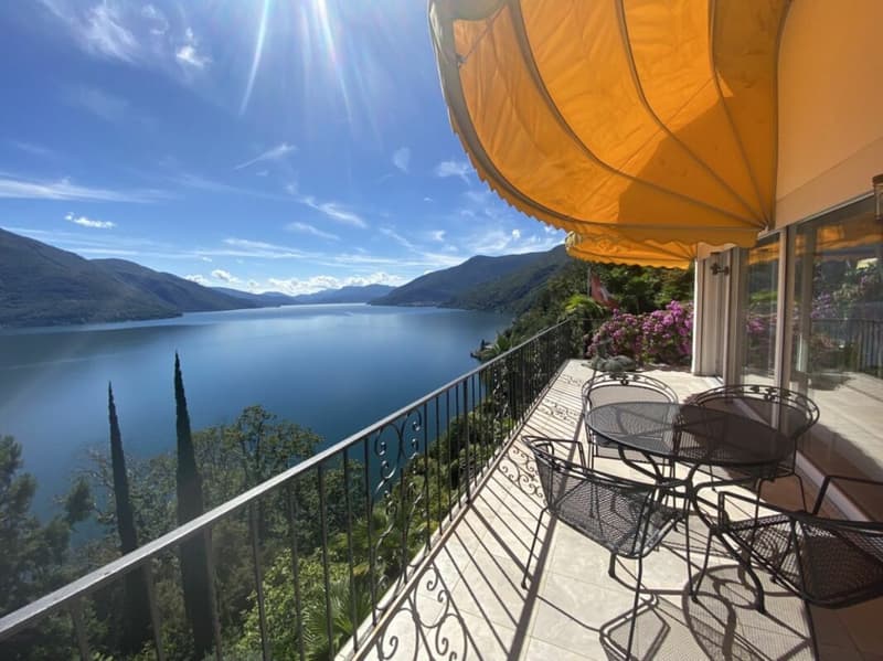 Mediterrane Villa mit Infinity-Pool und Panoramaseeblick auf den Lago Maggiore - Brissago (5)